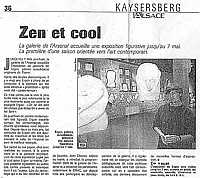 ARTICLE DU JOURNAL L'ALSACE